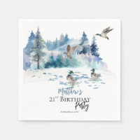 Ducks Woodland Forest Natuur 21st Birthday Party