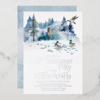 Ducks Woodland Forest Natuur 40th Birthday Party