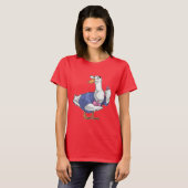 ducksecretaristelefoon t-shirt (Voorkant volledig)