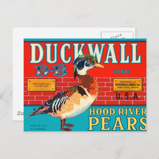 Duckwall Brand Briefkaart (Voorkant / Achterkant)