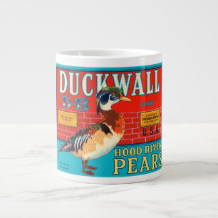 Duckwall Hood River Pears Crate Label Jumbo Beker