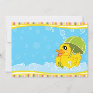 Ducky Baby Shower-uitvindingen Kaart