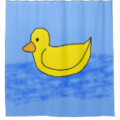 Ducky Blue Douchegordijn (Voorkant)