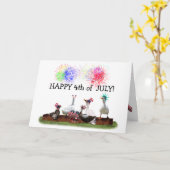 Ducky Celebration for the 4th of Juli Kaart (Gele Bloem)