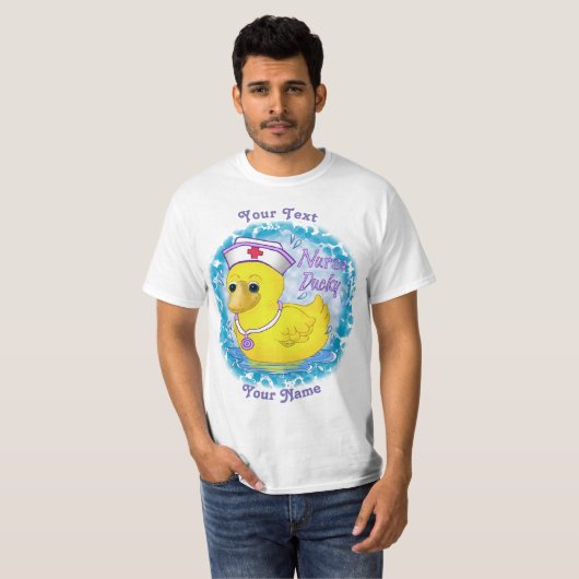 Ducky custom Nurse T-shirt (Voorkant volledig)