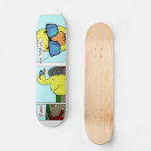 Ducky de oestroyer skateboard (Voorkant)