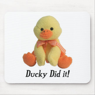 Ducky deed het! muismat