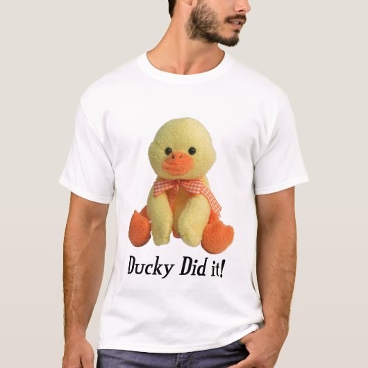 Ducky deed het! t-shirt (Voorkant)