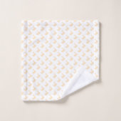 Ducky Duck Diagonal Blanc Enfants (Gant de toilette)