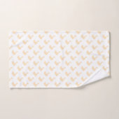 Ducky Duck Diagonal Blanc Enfants (Serviette à main)
