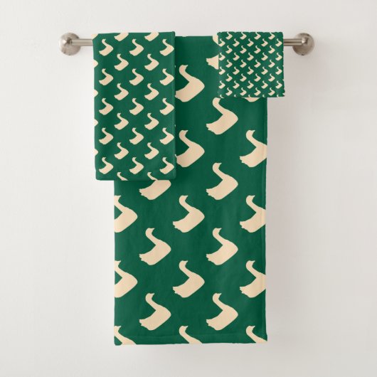 Ducky Duck Diagonal Vert Foncé (En situation)