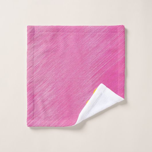 Ducky Duck Pink Girly Bathroom Bad Handdoek (Wasdoekje)