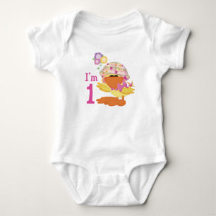 Ducky Girl 1st Birthday Romper