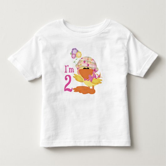 Ducky Girl 2e verjaardag Kinder Shirts (Voorkant)