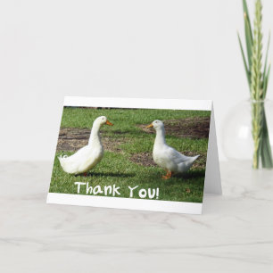 Ducky Hartelijk dank Bedankkaart