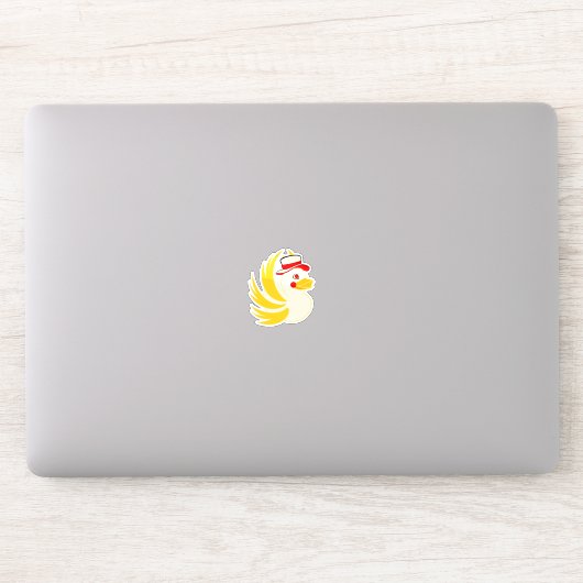 Ducky, koning van de demonen sticker (Computer)