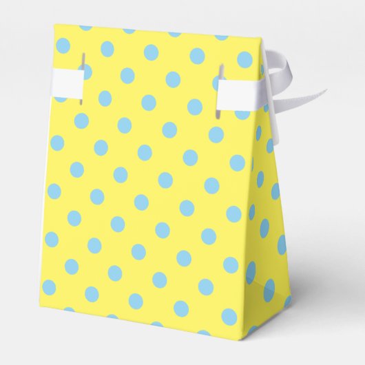 Ducky met paraplu en polka stippen bedankdoosjes (Achterkant)