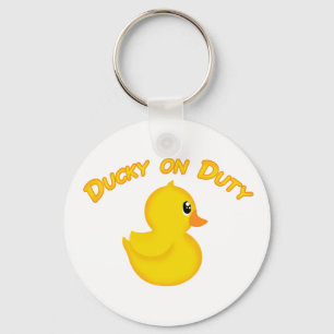 Ducky on Duty Sleutelhanger