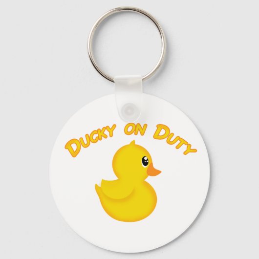 Ducky on Duty Sleutelhanger (Voorkant)