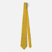 Ducky Pattern Blue and Yellow Stropdas, Stropdasse Stropdas (Voorkant)