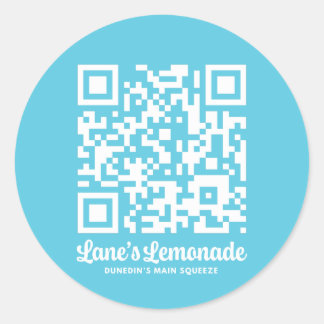 Ducky QR van Lane Ronde Sticker