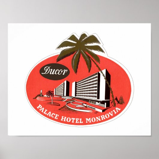 Ducor Palace Hotel Monrovia Poster (Voorkant)