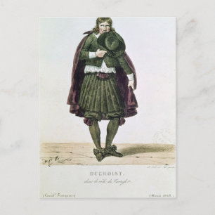 Ducroisy in de titel van Tartuffe Briefkaart