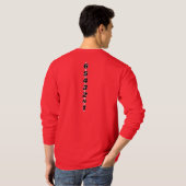Ducs.ca Shirt met tandwielen (rood) (Achterkant volledig)
