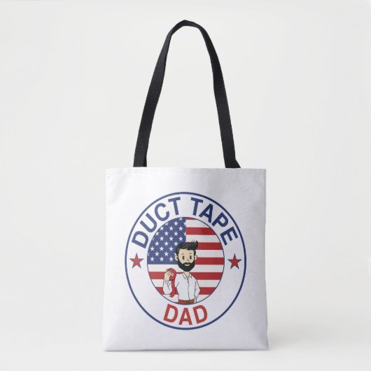 Duct Tape Dad - Tote Bag (Voorkant)