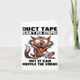 Duct tape kan stud niet repareren, maar het kan de kaart