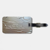Duct Tape-look Bagagelabel (Achterkant horizontaal)