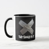 Duct-tape moet worden gefixeerd mok (Links)