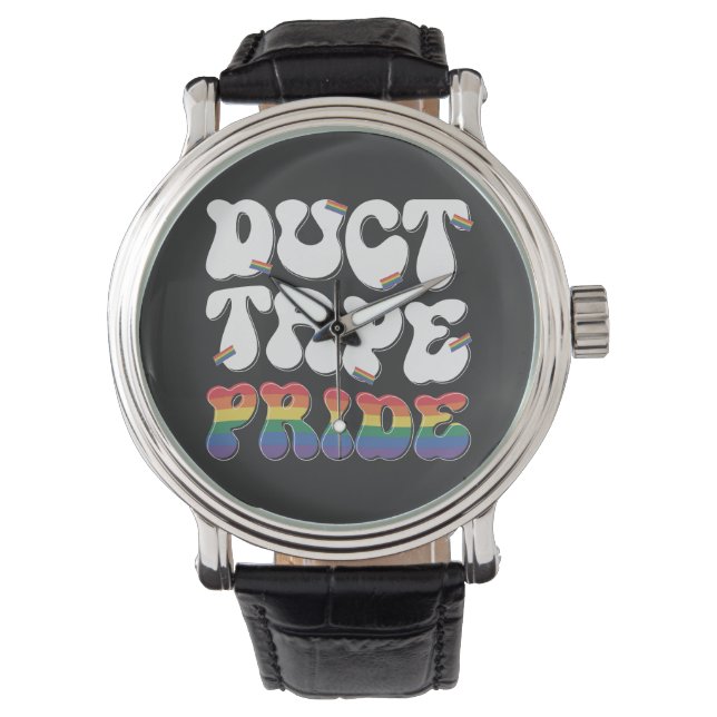 Duct Tape Pride - Horloge (Voorkant)
