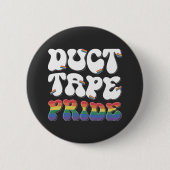 Duct Tape Pride - Knopen Ronde Button 5,7 Cm (Voorkant)