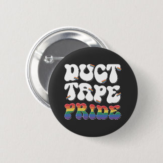 Duct Tape Pride - Knopen Ronde Button 5,7 Cm