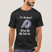 Duct Tape Tool Box Funny Handyman T-shirt (Voorkant)