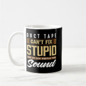 Duct tapekant fix stut Funny Engineering Koffiemok (Links)