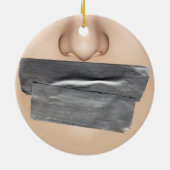 Duct tapemouth keramisch ornament (Achterkant)
