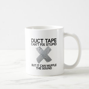 Duct tapemuffle Stomme Funny Mug Koffiemok