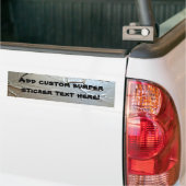 Duct tapeuiterlijk bumpersticker (Op Truck)