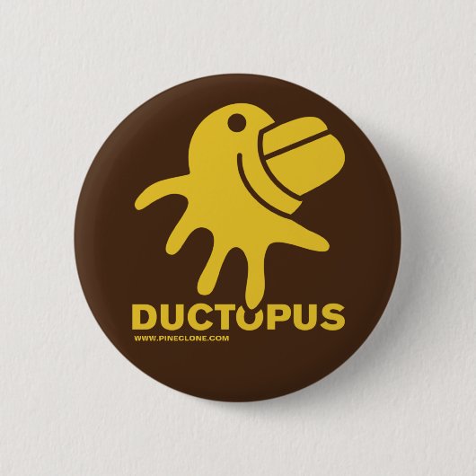 DUCTOPUS-toets Ronde Button 5,7 Cm (Voorkant)