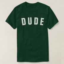 DUDE 1980 Slang Retro T Shirt