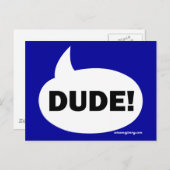DUDE 1b Briefkaart (Voorkant / Achterkant)