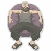 DuDe Chillin' Sticker (Voorkant)