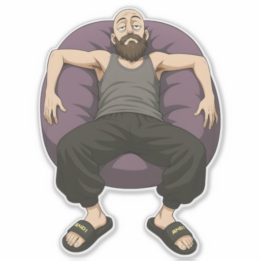 DuDe Chillin' Sticker (Voorkant)