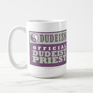 Dudeïsme Officiële Dudeist Priest Mok (Variatie 2)