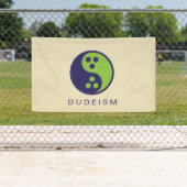 Dudeïsme vlag spandoek (Insitu)