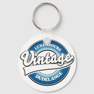 Dudelange Luxemburg vintage stijl logo Sleutelhanger