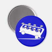 DUDES in transit-1 Magneet (Voorkant / Achterkant)