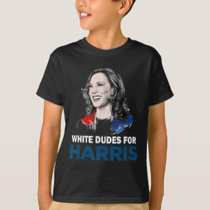 Dudes voor Harris vrouwen steun President Kamala H T-shirt